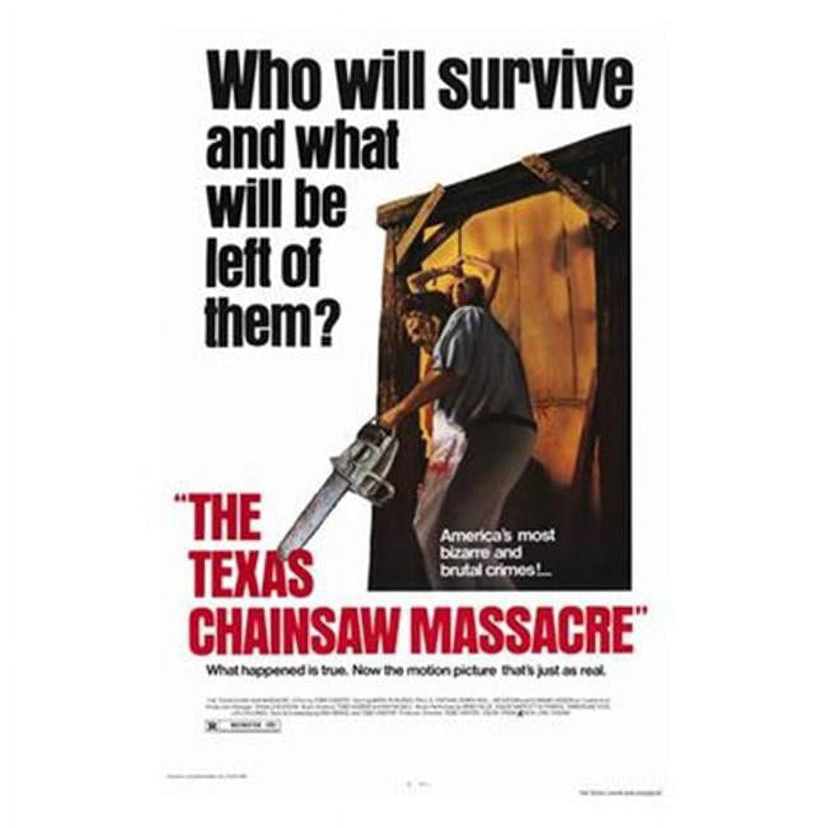 The Texas Chainsaw Massacre Movie Poster - 11x17 Print