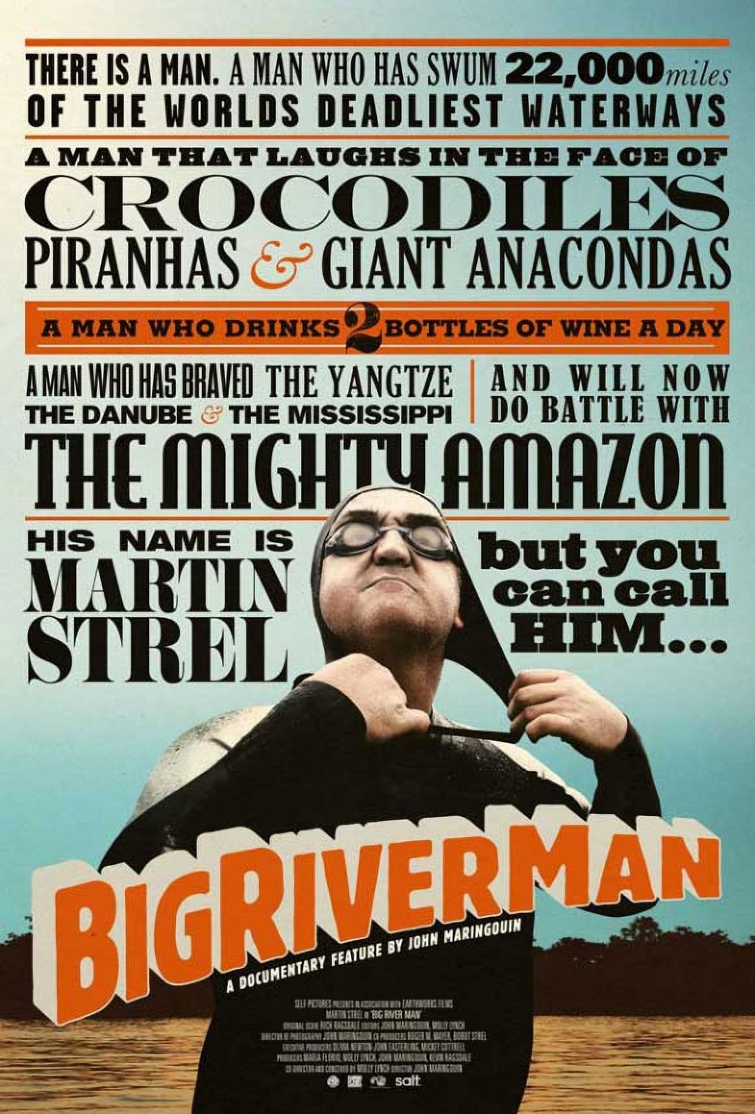 Big River Man Movie Poster 11x17 print for wall decor.