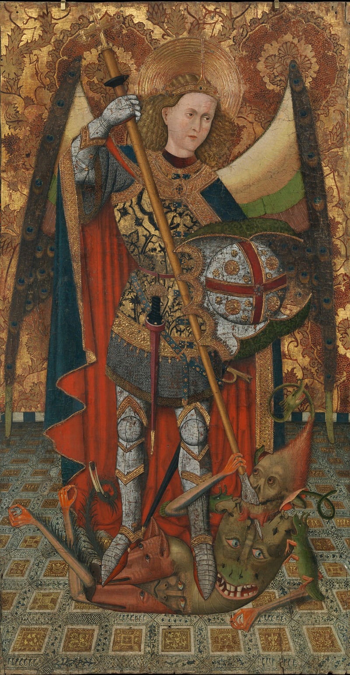Saint Michael Poster Print by Master of Belmonte - 18x24