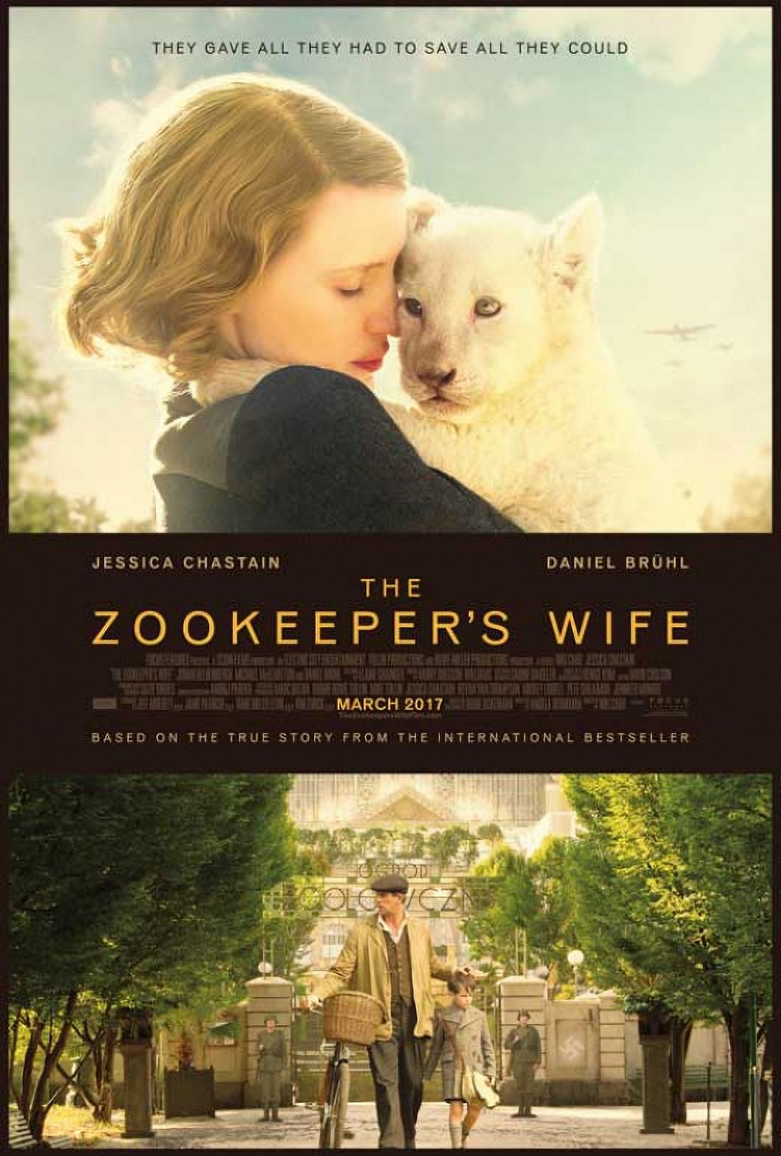 The Zookeeper's Wife movie poster 11x17 print