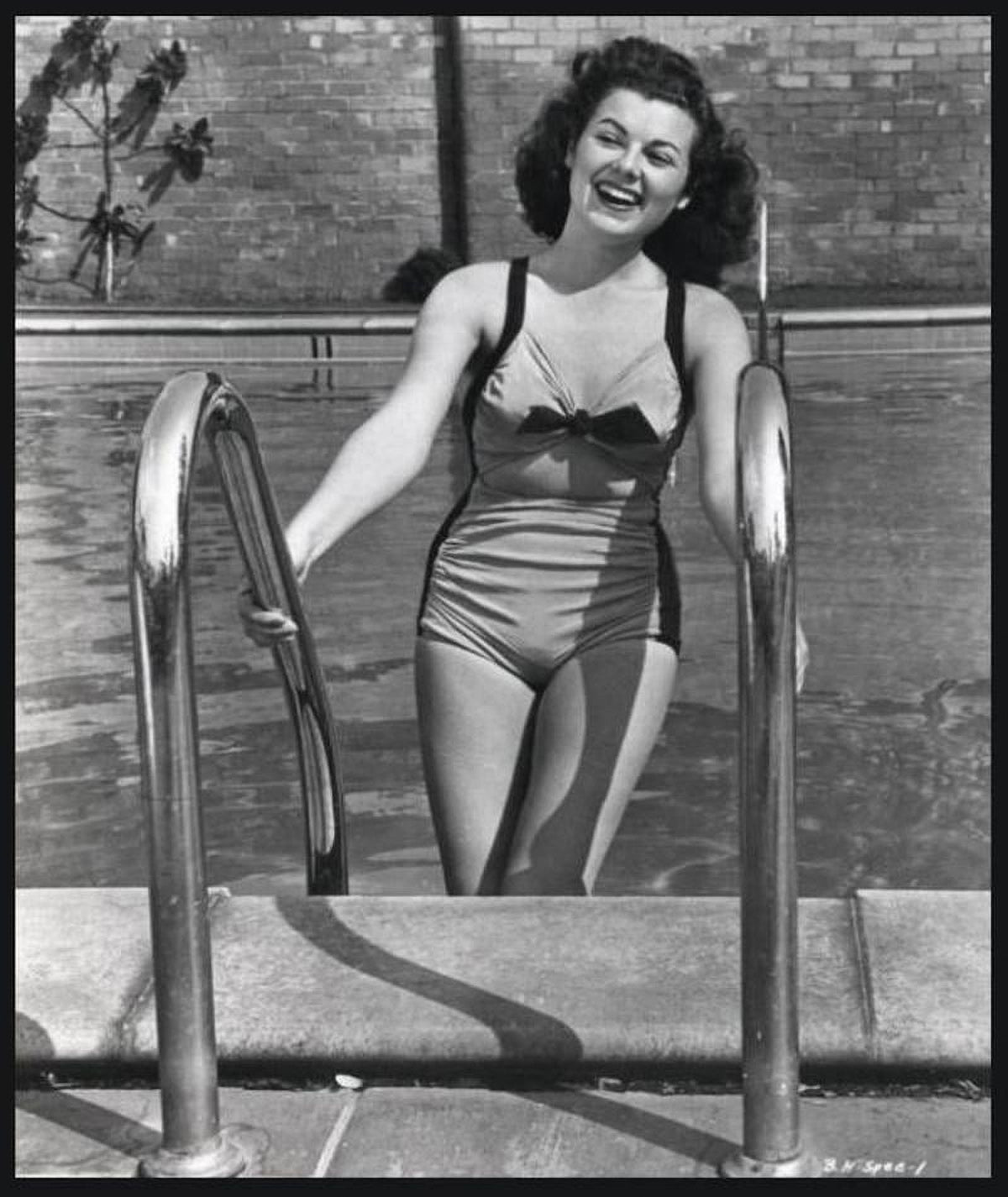 Getting Out of Pool photo print by Barbara Hale in multiple sizes.