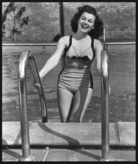Getting Out of Pool photo print by Barbara Hale in multiple sizes.