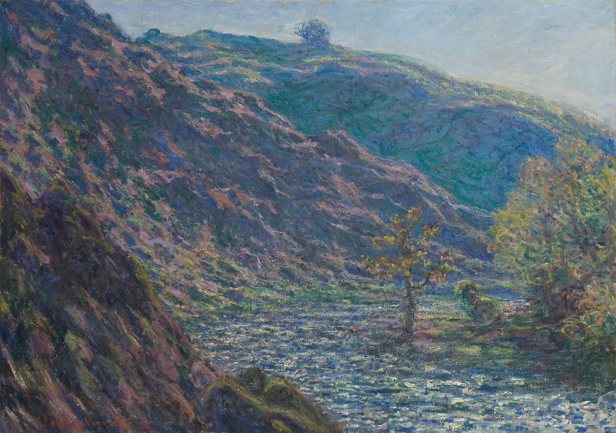 The Petite Creuse River Art Print by Claude Monet - Beautiful landscape artwork