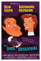 The Iron Petticoat Movie Poster featuring Bob Hope and Katharine Hepburn
