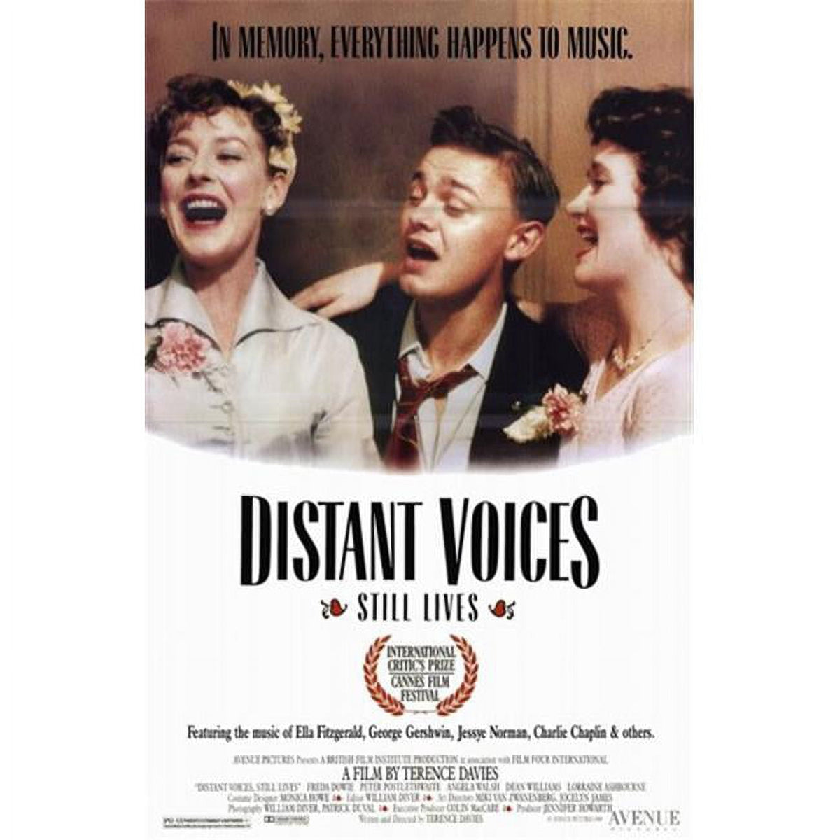 Distant Voices Still Lives Movie Poster in 11x17 size.