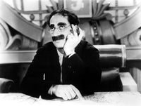 Duck Soup photo poster print featuring Groucho Marx from 1933.