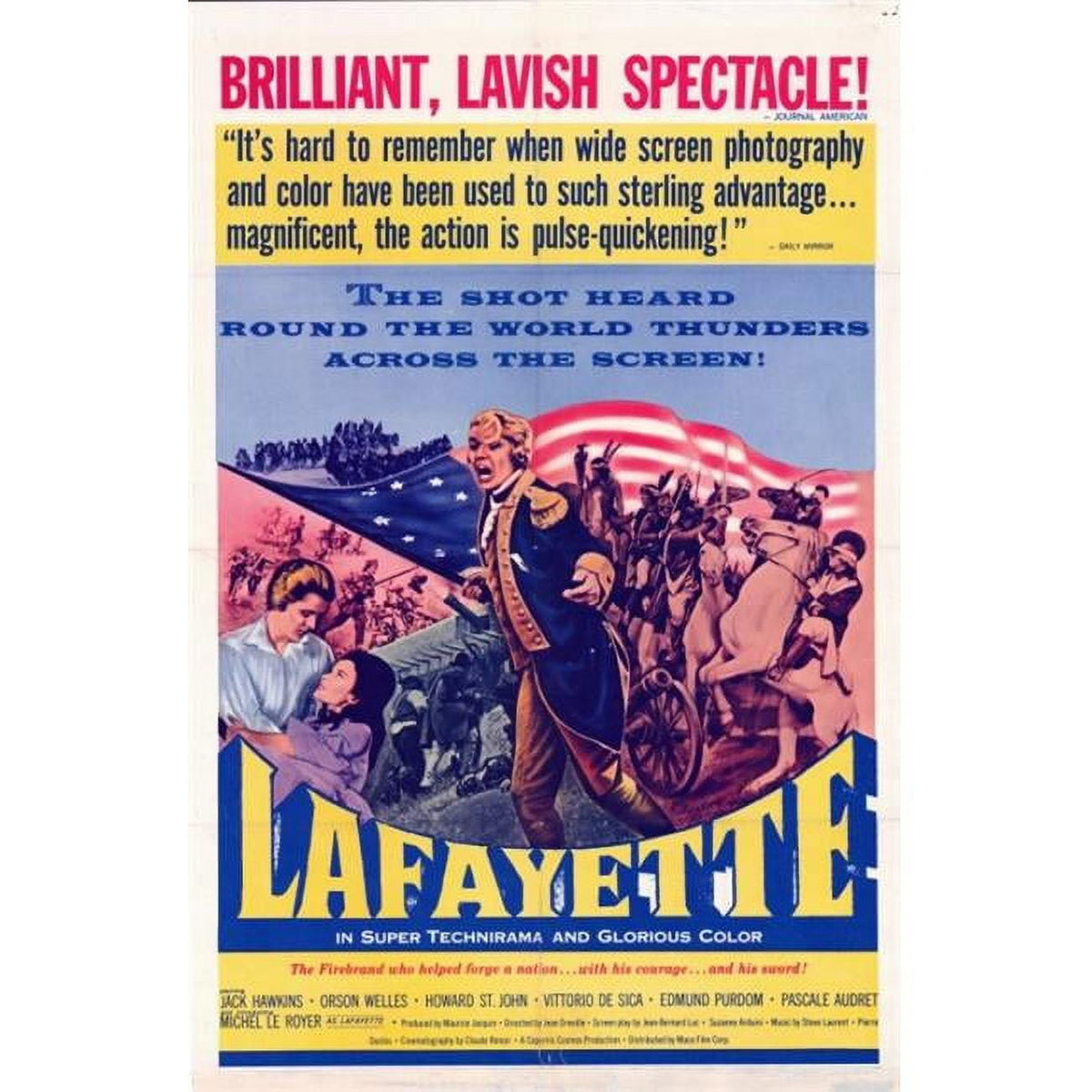 Lafayette Movie Poster Print - 27 x 40 inches vibrant cinema art