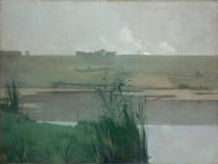 Arques-la-Bataille art print by John Henry Twachtman showcasing serene landscapes.