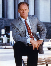 Fred Dryer posed in formal suit photo print