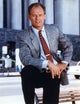Fred Dryer posed in formal suit photo print