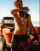 Hayden Christensen shirtless photo print showcasing rugged charm.