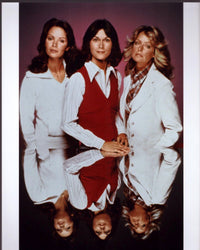 Charlie's Angels Mirror Table Photo Print showcasing the iconic trio.
