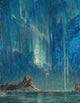 Northern Lights Study from North Norway Poster Print by Anna Boberg