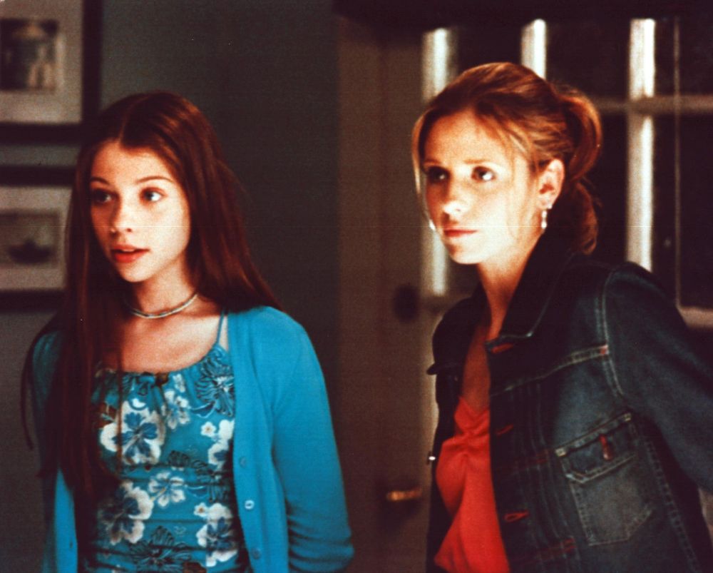 Michelle Trachtenberg and Sarah Michelle Gellar Buffy The Vampire Slayer Photo Print