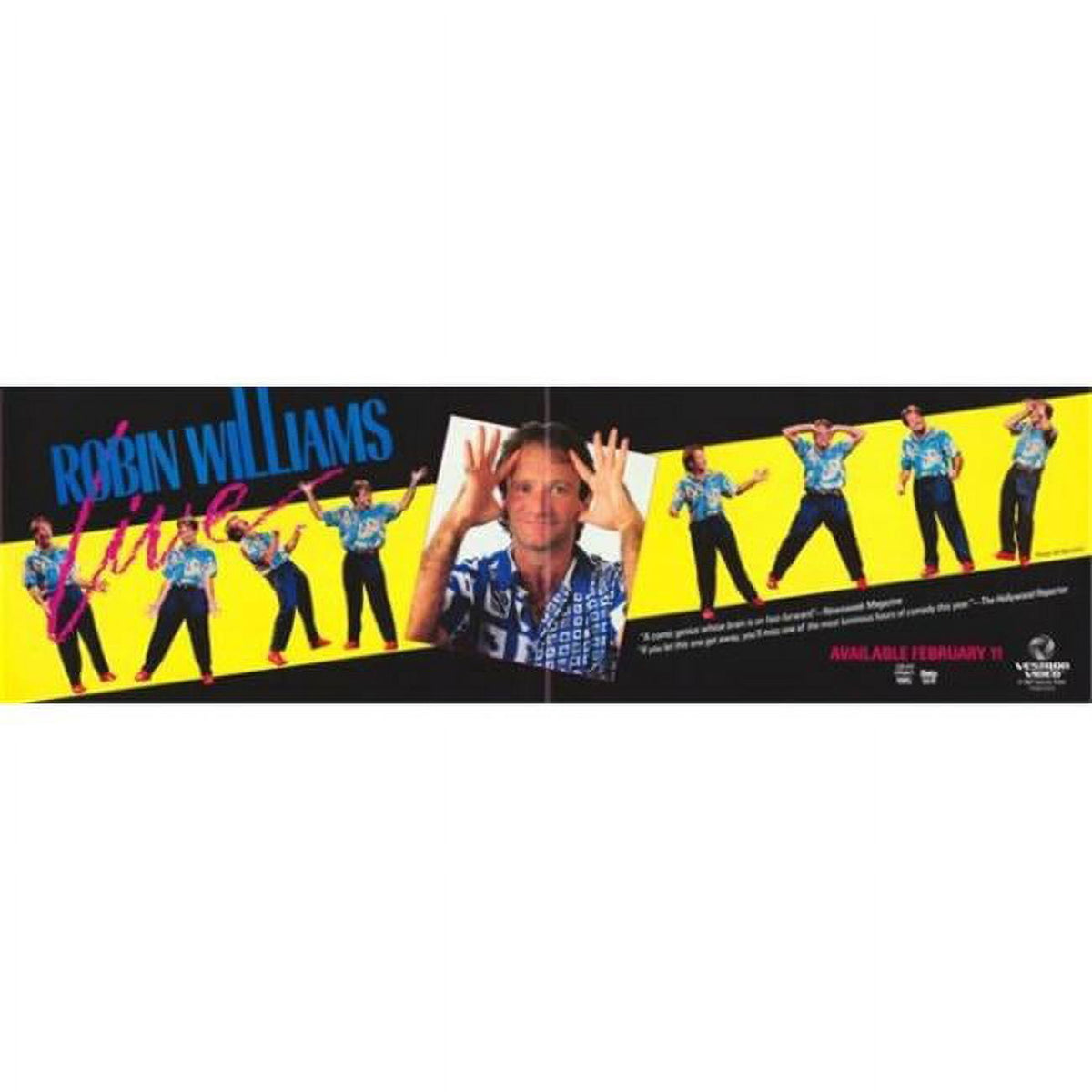 Robin Williams movie poster print showcasing the iconic comedy legend.
