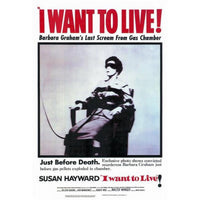 I Want to Live! Movie Poster Print 27x40 - Classic Film Art