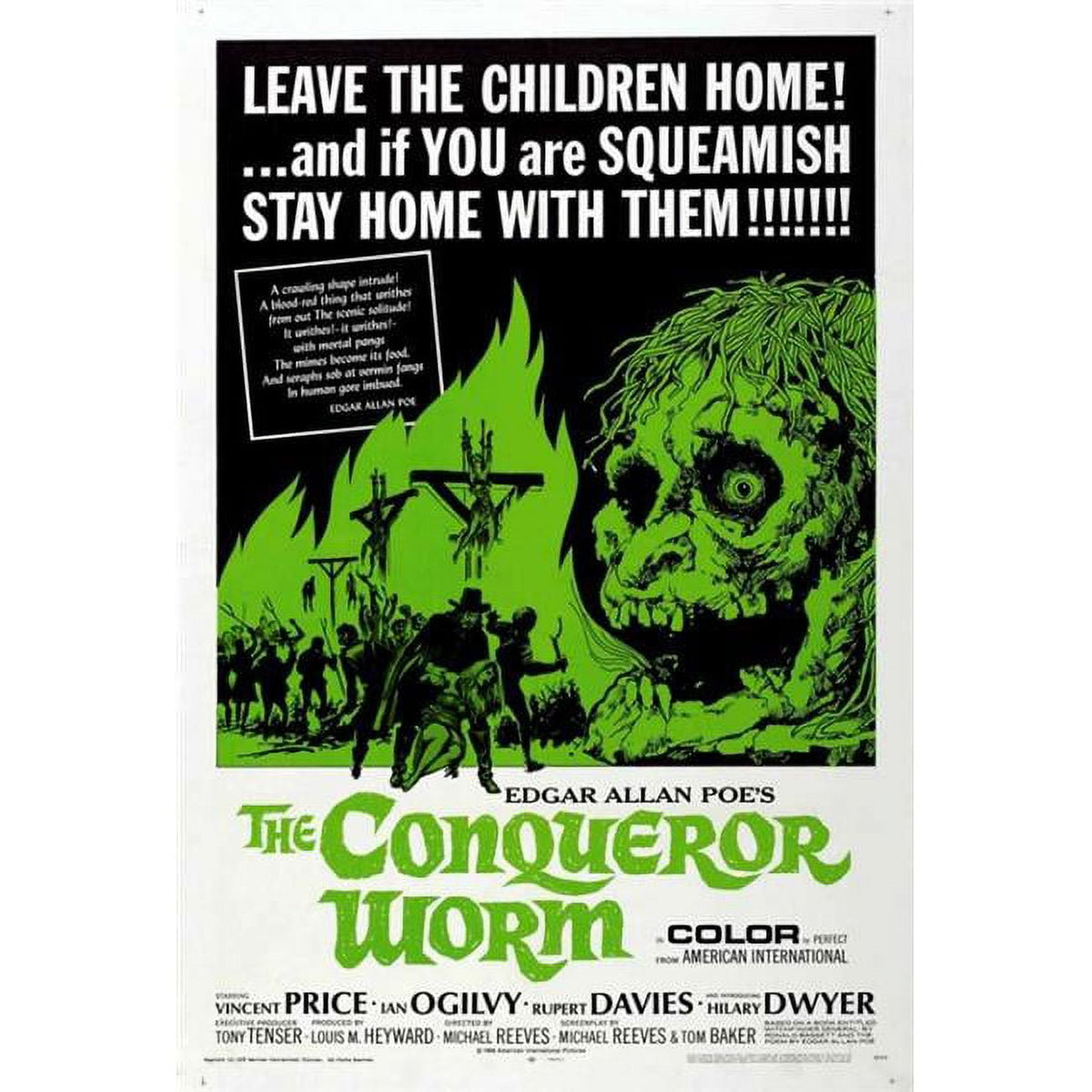 Witchfinder General Movie Poster Print 27x40 - Classic Horror Film Art