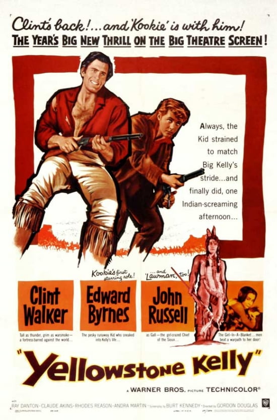 Yellowstone Kelly Movie Poster in 11x17 size, showcasing classic film art.