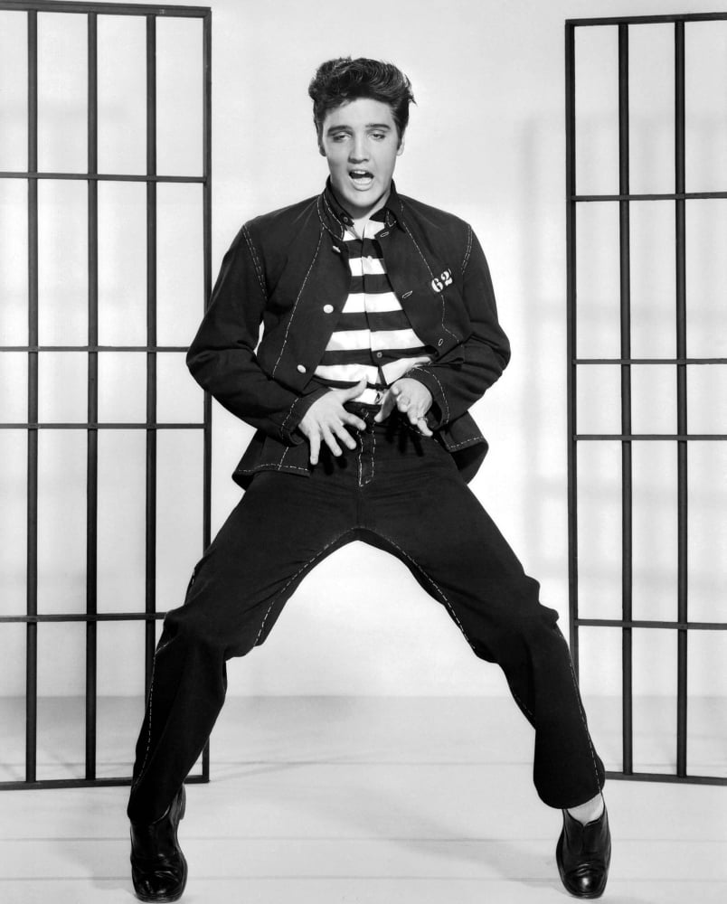 Jailhouse Rock Photo Print featuring iconic music art.