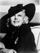 Jean Harlow Portrait in Black Hat and Dress Photo Print