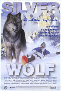 Silver Wolf Movie Poster 11x17 print featuring a majestic silver wolf.