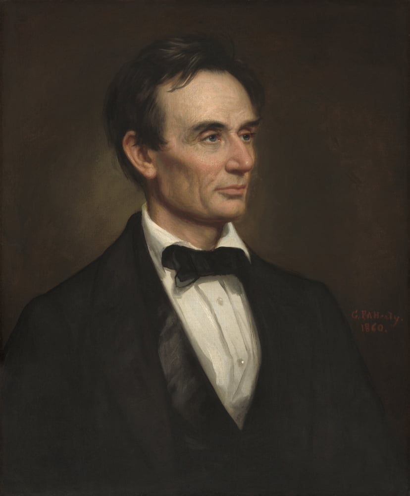 Abraham Lincoln poster print showcasing inspiring design.