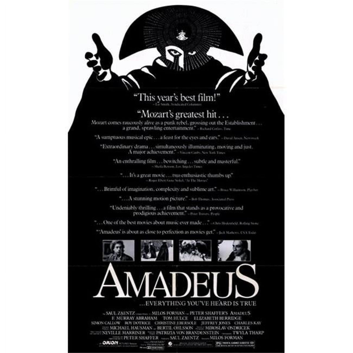Amadeus Movie Poster 11x17 - Iconic film art print