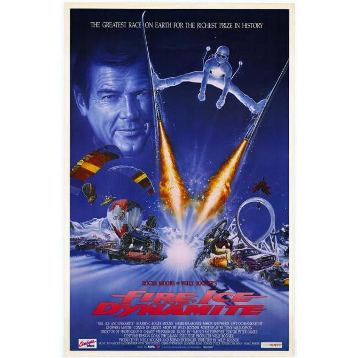 Fire Ice and Dynamite Movie Poster Print 27x40