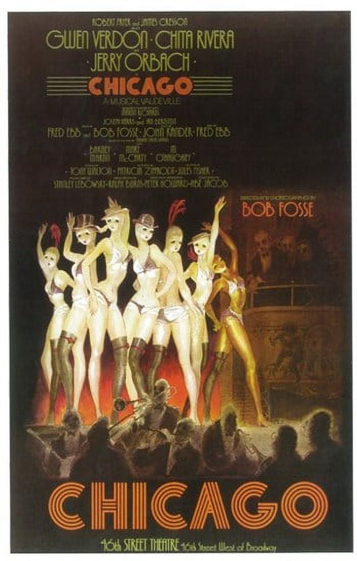 Chicago Broadway Movie Poster 11x17 print.