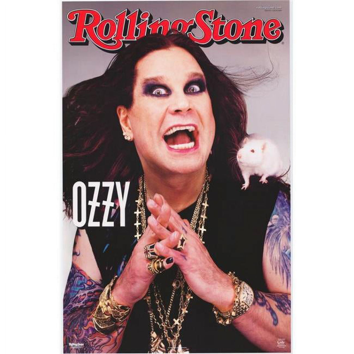 Ozzy Osbourne movie poster print 27x40 showcasing vibrant colors and details.