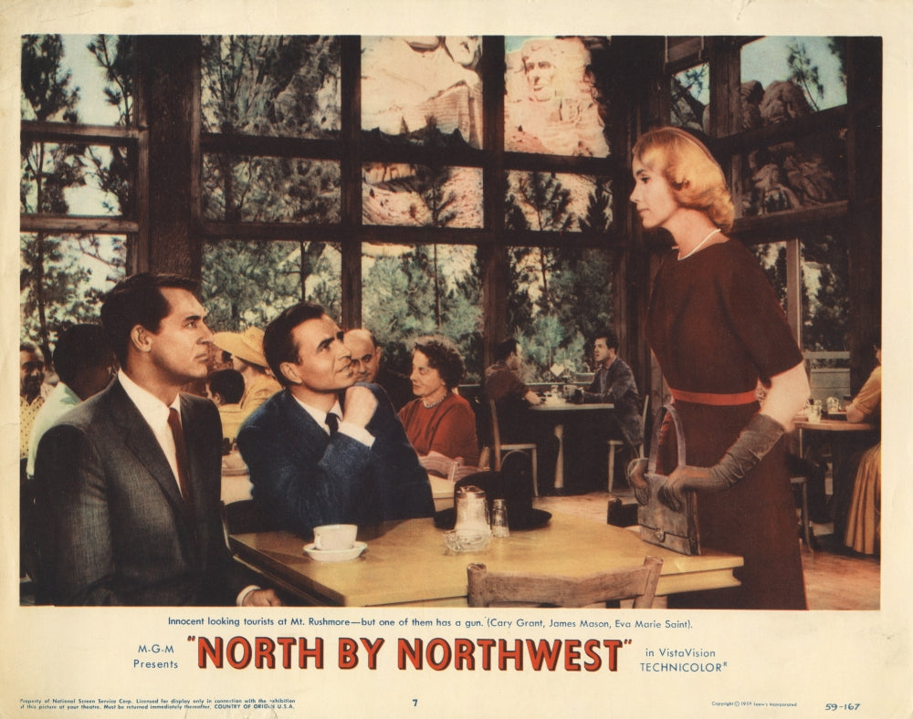 North by Northwest Still Poster Print showcasing classic film art.