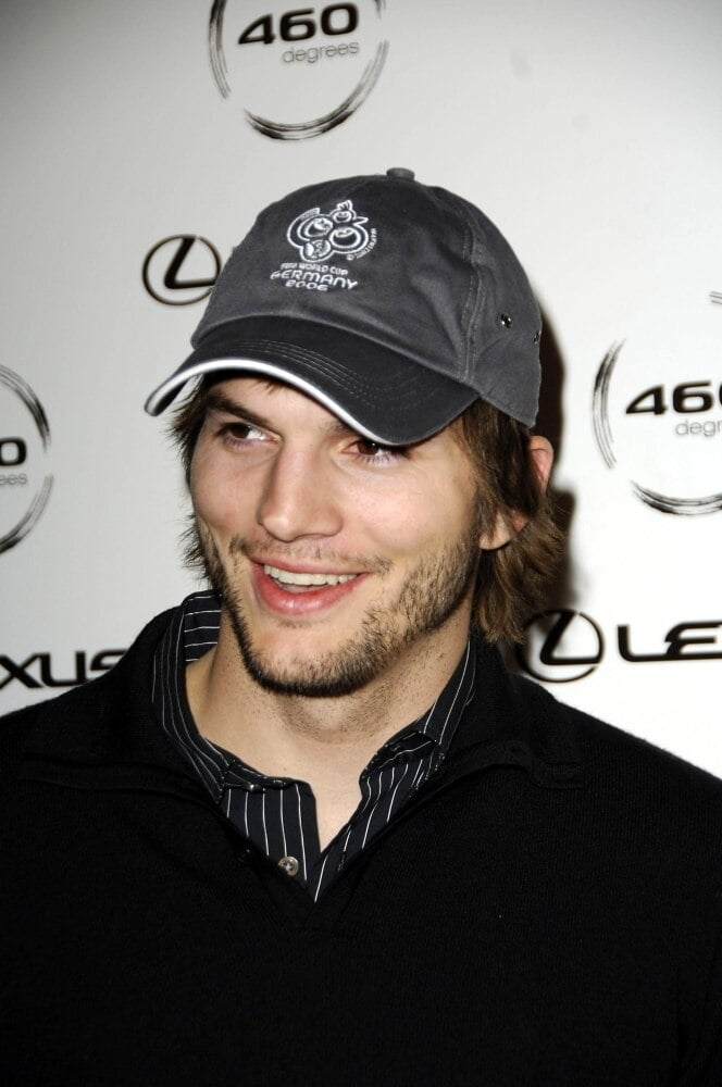 Ashton Kutcher at Lexus Debut Poster Print by Michael Germana