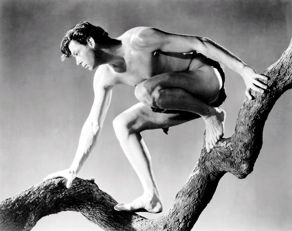 Tarzan and His Mate photo poster print featuring Johnny Weissmuller