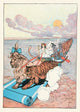 Ozma of Oz 1907 art print by John Rea Neill featuring vibrant colors and whimsical design.