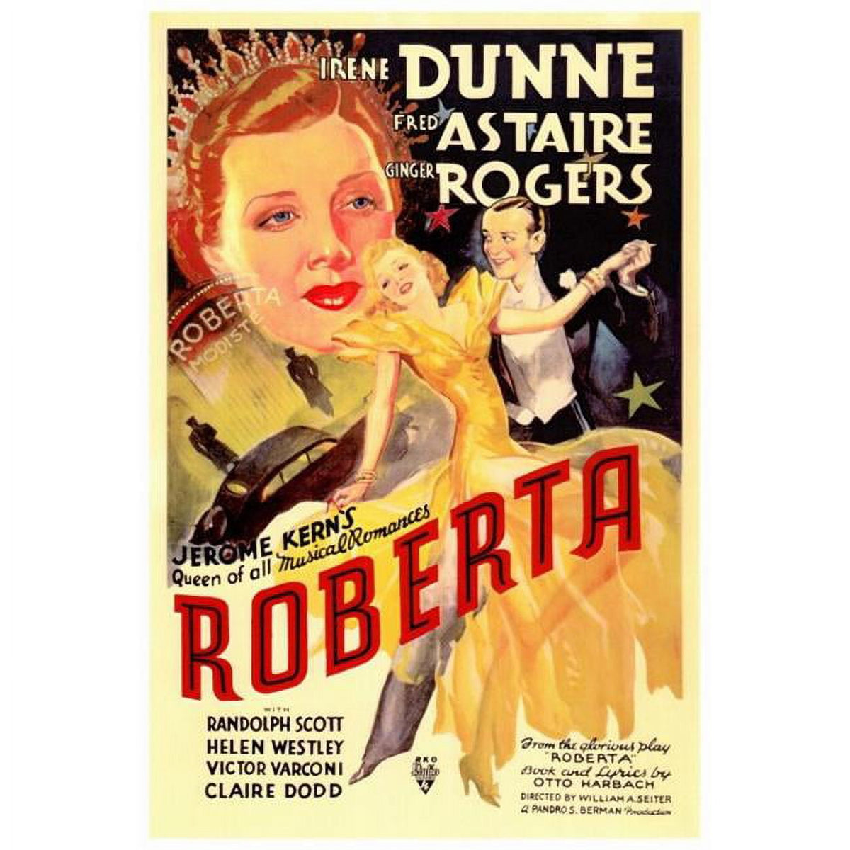 Roberta Movie Poster Print showcasing classic film art in vibrant colors.
