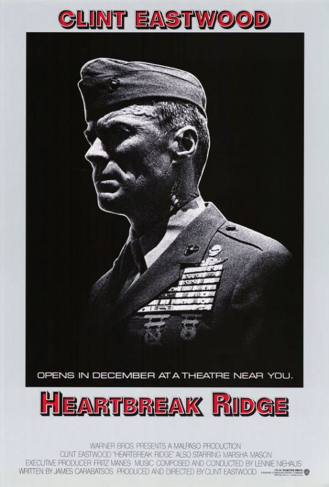 Heartbreak Ridge Movie Poster Print 27x40