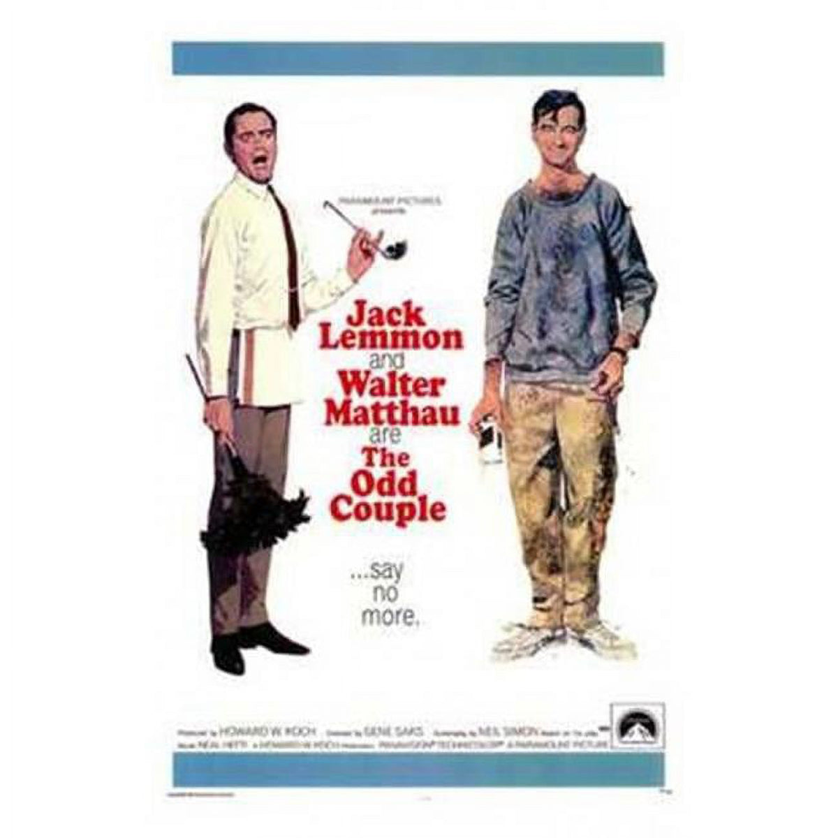 The Odd Couple Movie Poster - Classic comedy film poster featuring vibrant imagery.