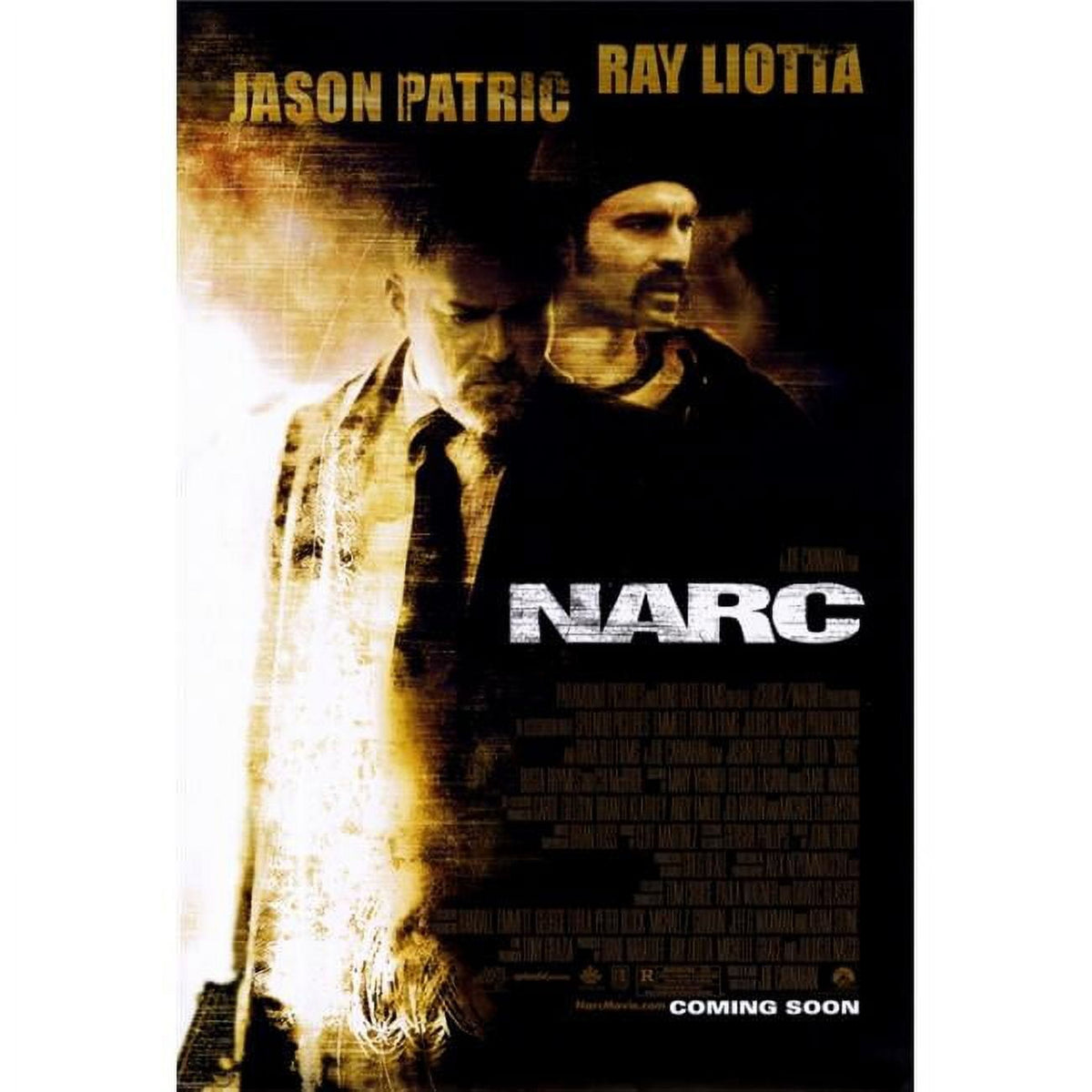 Narc movie poster print in 27x40 size showcasing gripping cinematic visuals.
