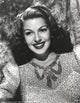 Lana Turner laying pose photo print with red lipstick