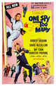 One Spy Too Many movie poster print featuring David McCallum and Robert Vaughn, 1966.
