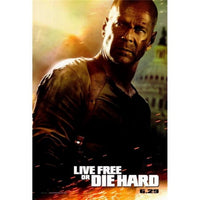 Live Free or Die Hard Movie Poster Print 27x40