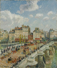 Fine art print of The Pont-Neuf by Camille Pissarro