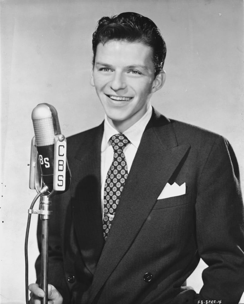 Frank Sinatra smiling portrait photo print with signature