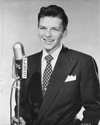 Frank Sinatra smiling portrait photo print with signature