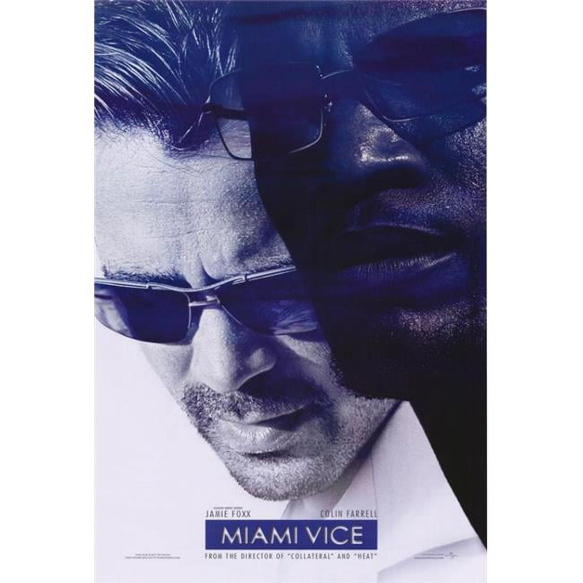 Miami Vice Movie Poster Print showcasing vibrant 80s TV series art.