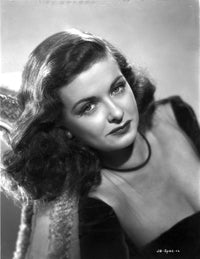 Joan Bennett leaning portrait photo print - vintage cinema artwork.