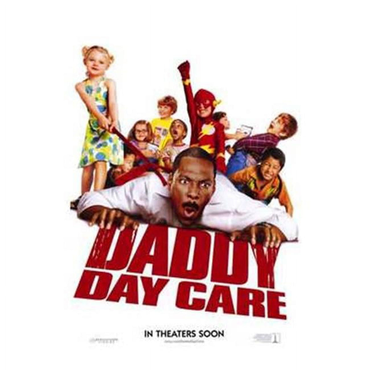 Daddy Day Care Movie Poster 11x17 print showcasing fun family moments.