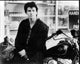 Christian Slater leaning on motorcycle in Heathers photo print