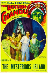 The Return of Chandu Movie Poster featuring Bela Lugosi from 1934