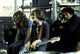 Backstage photo print of Robert Plant and John Paul Jones with Bill Graham